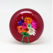 Suichuuka Red/Clear Dried Flowers JDM 60mm Shift Gear Knob 12x1.25 with 10x1.25 adapter included