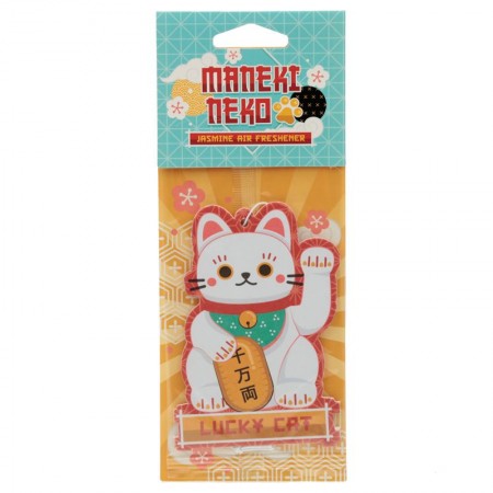 Maneki Neko Lucky Cat Air Freshener - Jasmine Scent