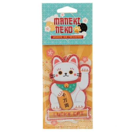 Maneki Neko Lucky Cat Air Freshener - Jasmine Scent