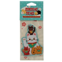 Maneki Neko Lucky Cat Air Freshener - Cherry Blossom Scent