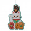 Maneki Neko Lucky Cat Air Freshener - Cherry Blossom Scent