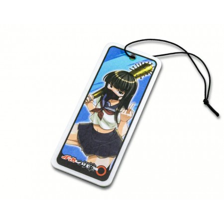 JDM Tsurikawa Saori Anime Girl Cardboard Hanging Air Freshener - Lavender Scent