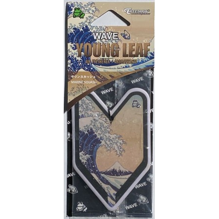 Treefrog Wave Young Leaf Air Freshener - Marine Squash Scent