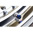 GReddy TRUST Japan Titanium Gradient Air Valve Caps Set - Set of 4 Valve Caps