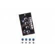 GReddy TRUST Japan Titanium Gradient Air Valve Caps Set - Set of 4 Valve Caps