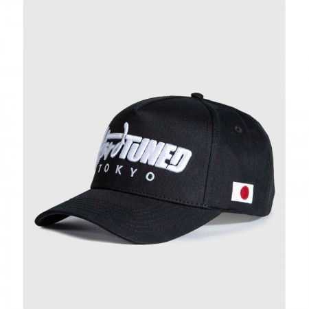 Hardtuned Tokyo Black A-Frame Snapback Cap Hat - JDM Car Lifestyle Apparel