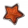 JDM Orange Star-Shaped Indicator Marker Lamps Set - 90mm 12V5W