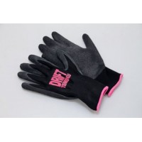 Drift Tengoku Black Nitrile Gloves With Pink Drift Tengoku Logo - Free Size