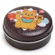 JDM Black Maneki Neko Lucky Cat Moisturising Lip Balm in a Tin - Apple