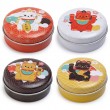 JDM Black Maneki Neko Lucky Cat Moisturising Lip Balm in a Tin - Apple