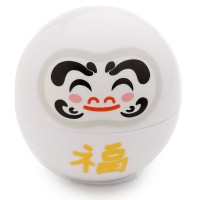 Japanese Daruma Moisturising Lip Balm - White / Vanilla