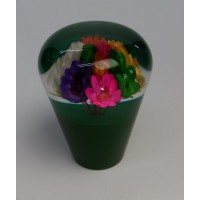 Suichuuka Green/Clear Dried Flowers JDM 60mm Shift Gear Knob 12x1.25 with 10x1.25 adapter included