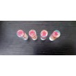 JDM Suichuuka Tyre Valve Cap Set - Round White and Clear